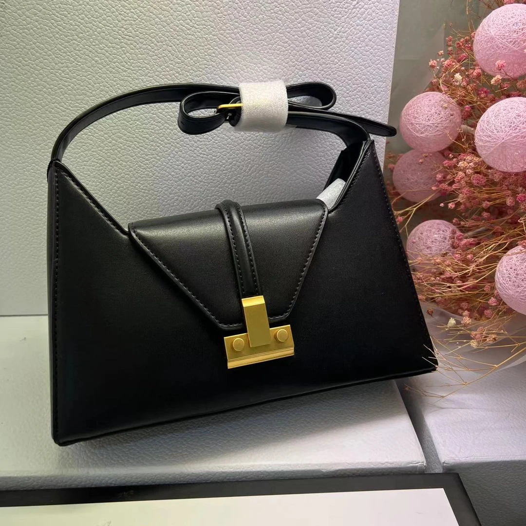 BSS-VAZSLVE/原创设计FES-9369-黑色 秋冬新款轻奢小包