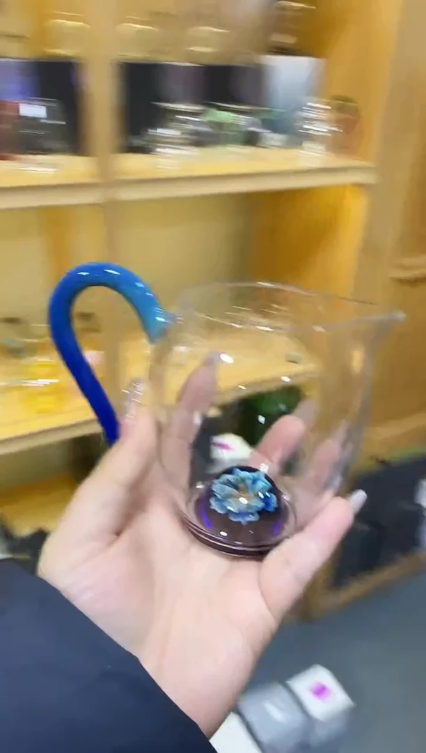 【闪购商品】凤玉蓝花怡然公道杯