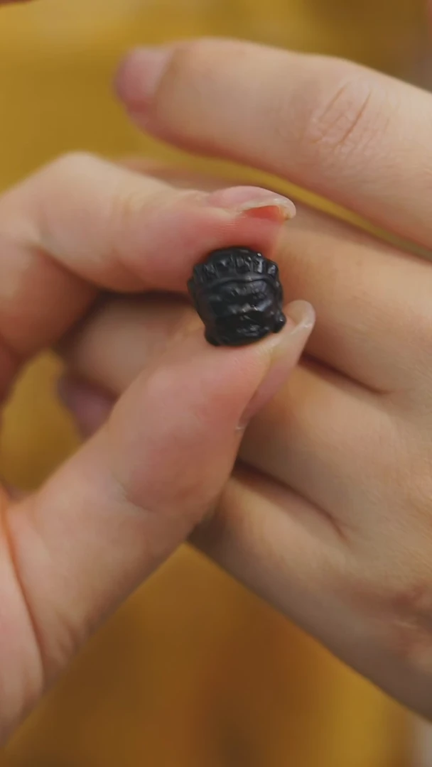 【闪购商品】玛瑙/玉髓单珠未镶嵌多样性发其一（大黑天）