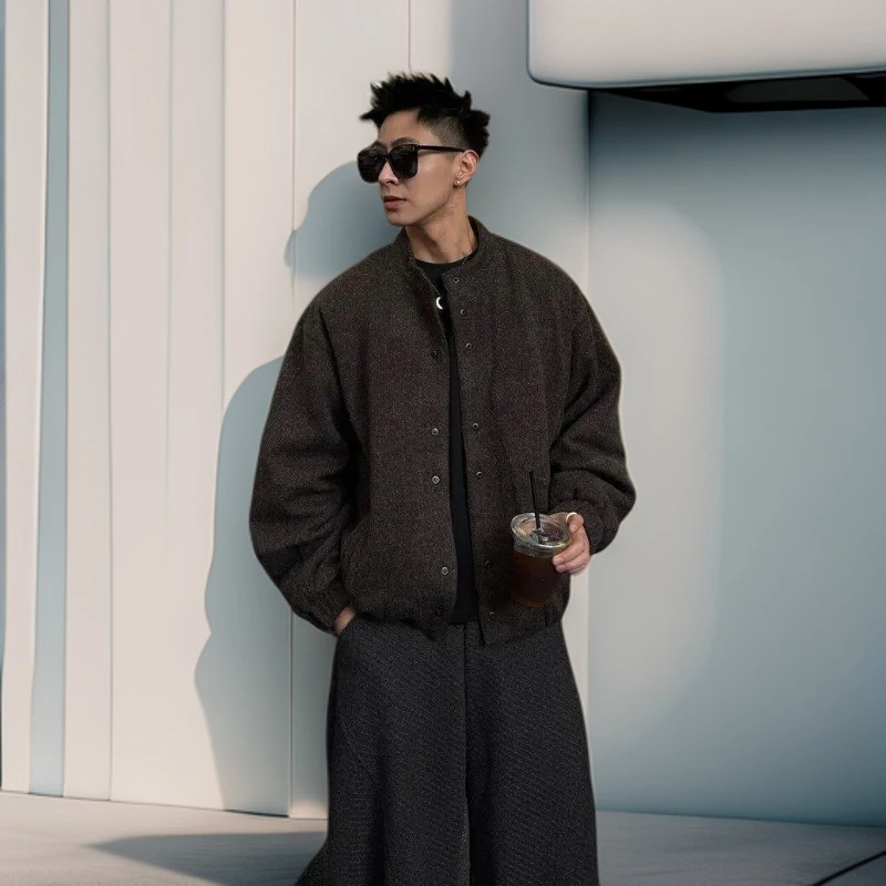 MODEK KODEK冬季立领保暖羽绒服潮流简约百搭设计感休闲男士外套