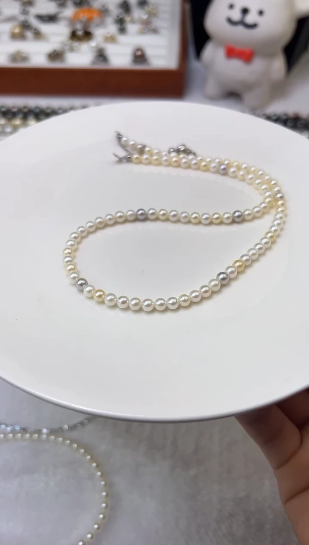 颈饰银S925镶嵌海水珍珠珍珠