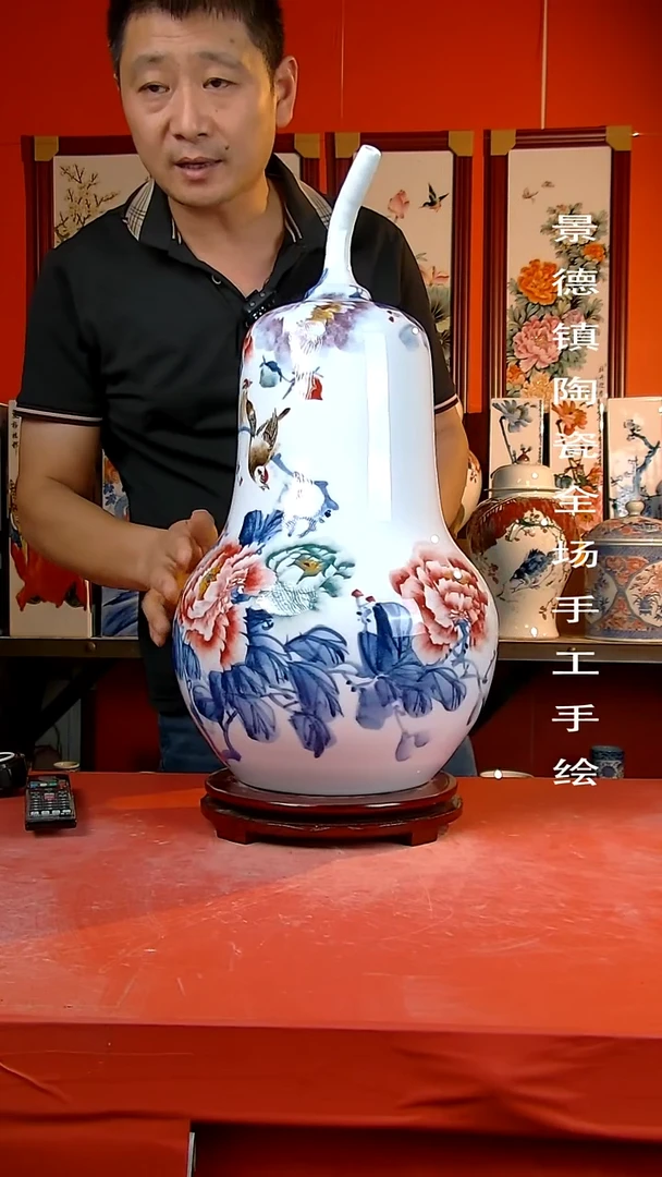 摆件景德镇陶瓷 手工手绘9