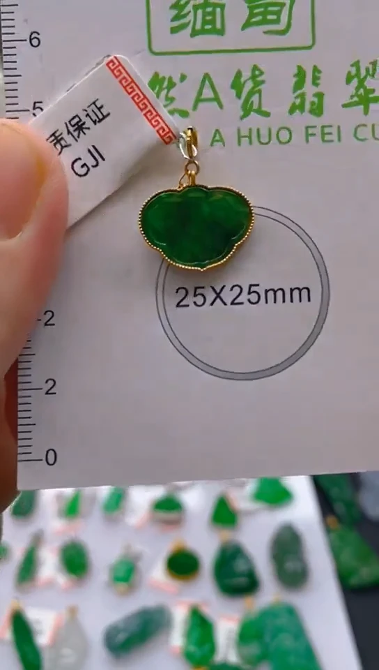 【闪购商品】翡翠颈饰18K金镶嵌新号开播，全场乱卖