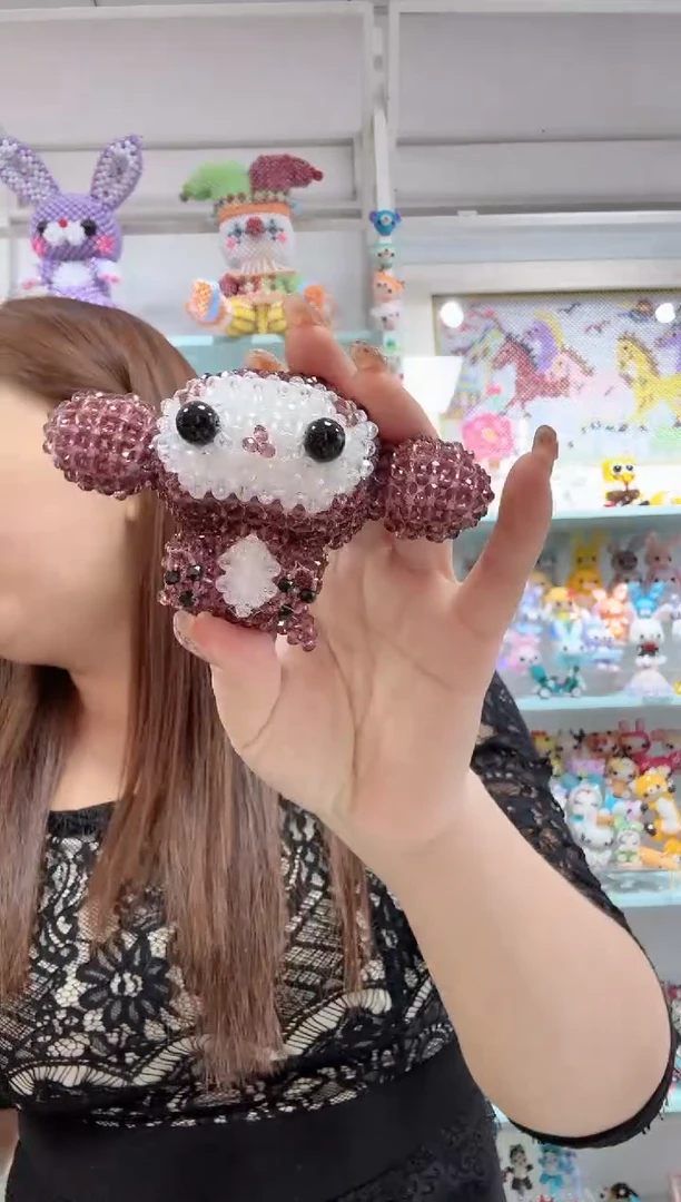 玻璃1105卡4水晶大耳朵猴子材料包1套