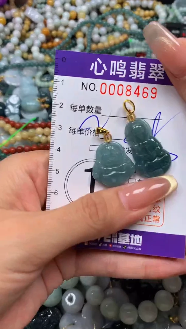 翡翠未镶嵌颈饰闪购008469