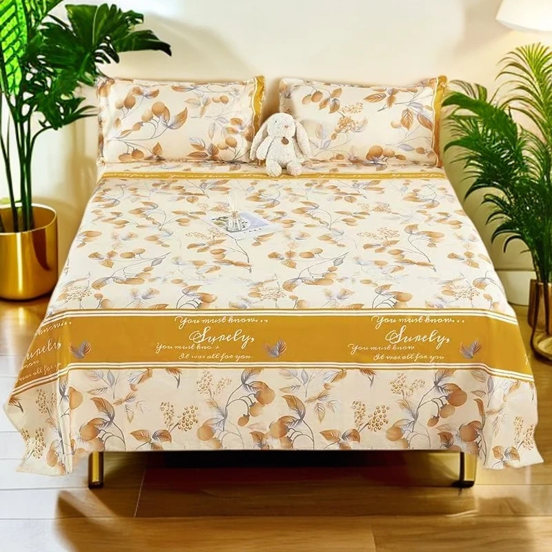 【免费试睡30天】夏季新品晚秋单件床单100%水洗棉200*230cm