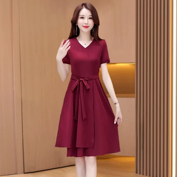 喜婆婆婚宴装连衣裙女春装2025年新款贵妇人品牌女装高端精致妈妈