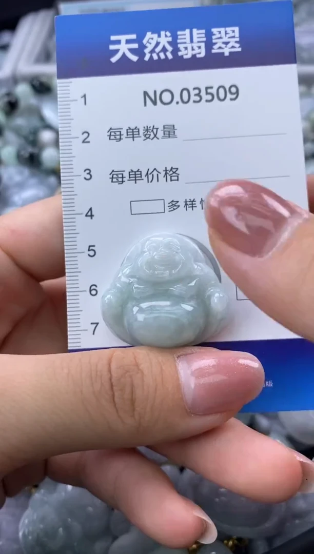 翡翠未镶嵌颈饰缅甸A货翡翠03509