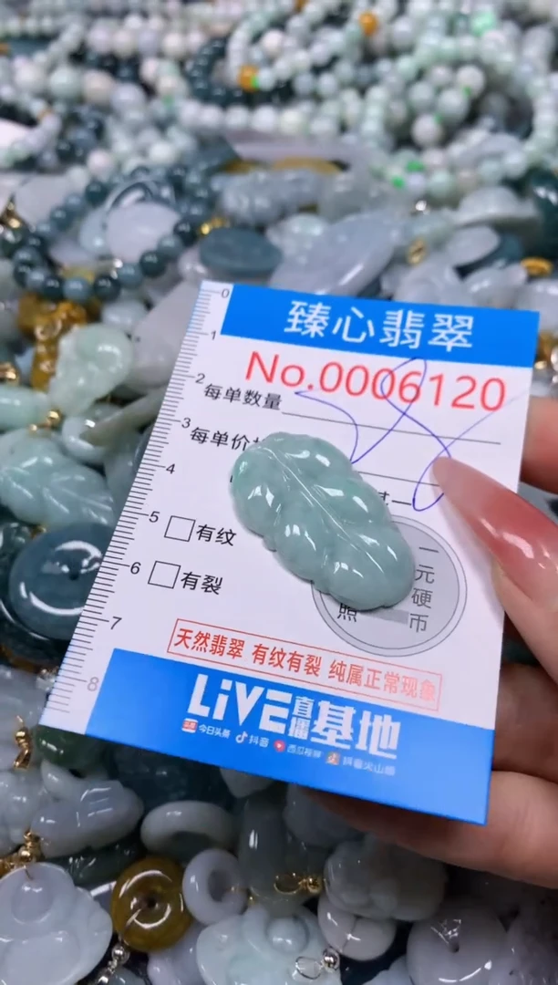 【闪购商品】翡翠颈饰未镶嵌含绳0006120