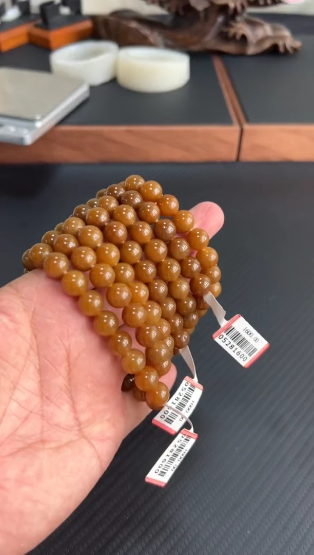 手串未镶嵌和田玉若羌微色差卡10J多样性发货拍一发一