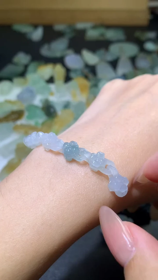 未镶嵌定制翡翠毛货