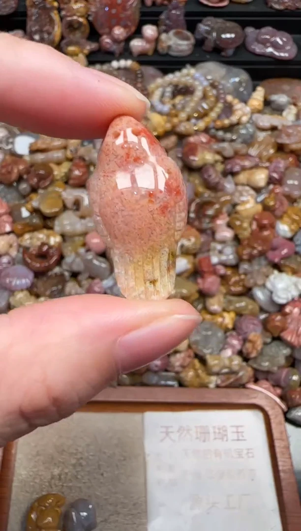 颈饰未镶嵌硅化珊瑚（珊瑚玉）151