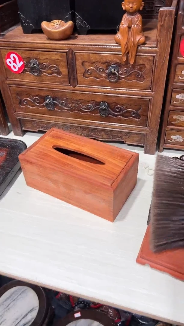 木木 邵氏紫檀纸巾盒新