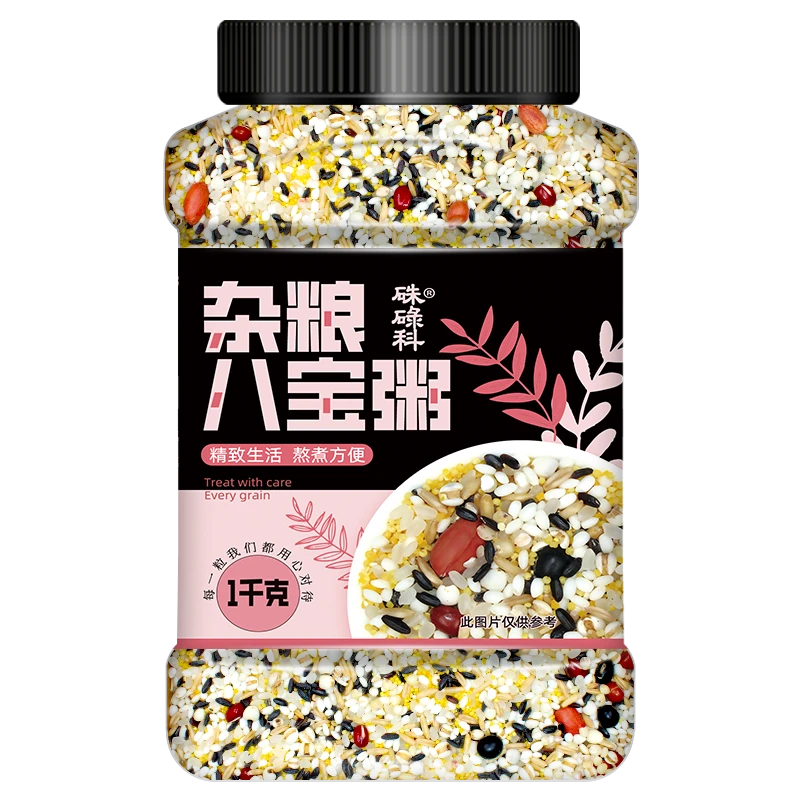 硃碌科八宝粥1kg罐装大米燕麦糯米花生红豆五谷杂粮粥腊八粥原料