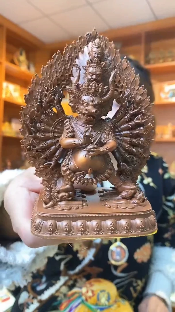 【闪购商品】泥塑大威德-与实物略有差异介意者慎拍