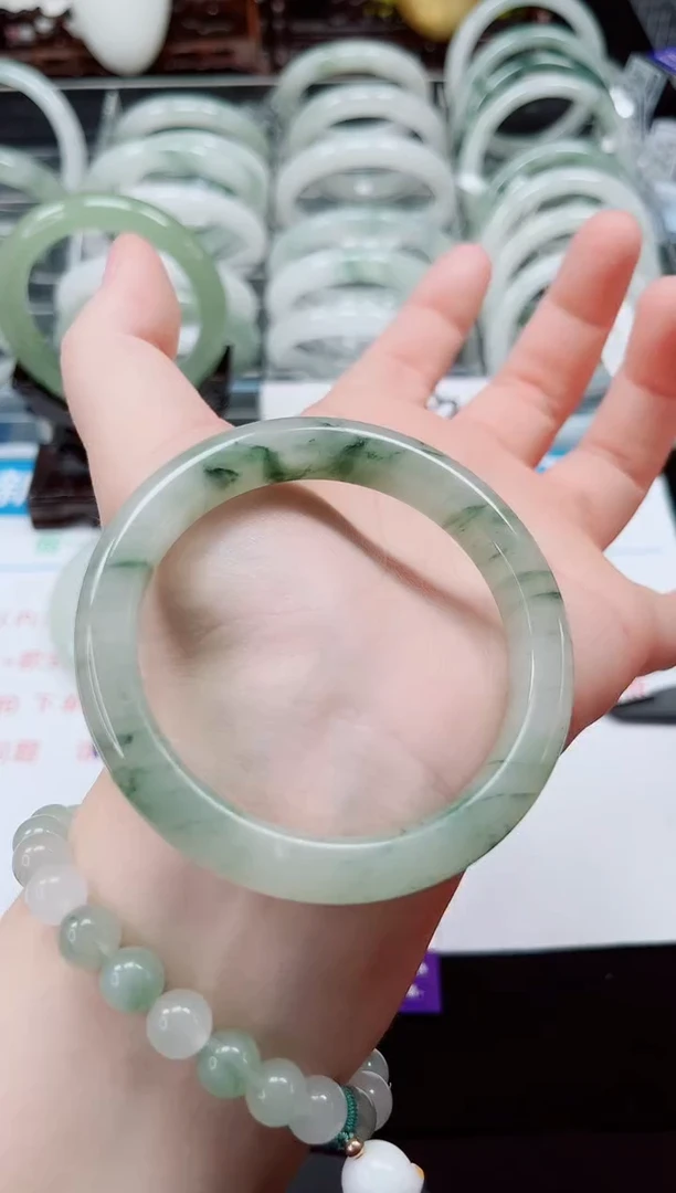 未镶嵌手镯石英质玉254-55/56
