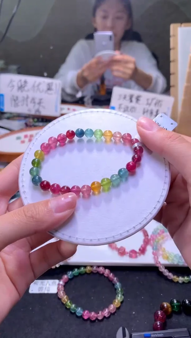 未镶嵌手串碧玺A103【天然碧玺】
