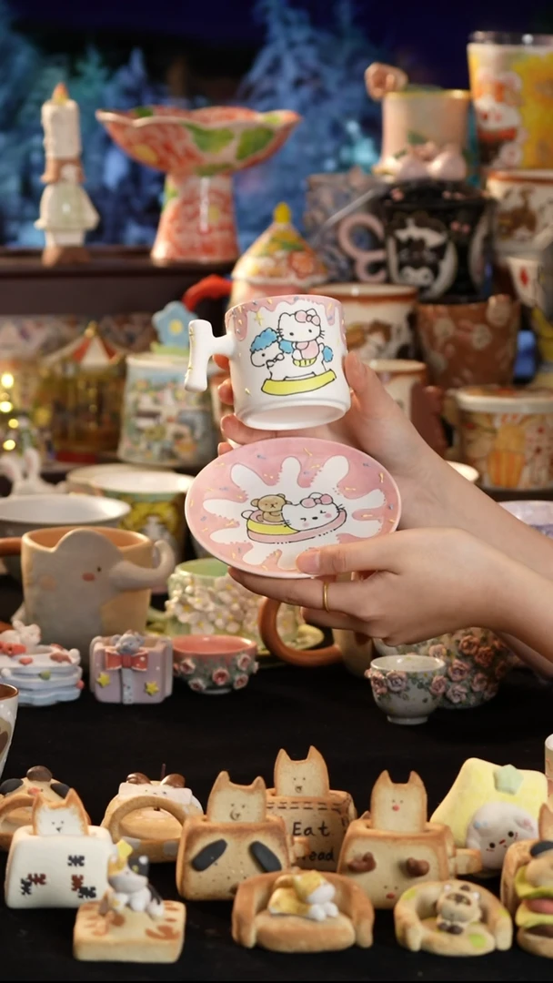 其他陶景德镇釉下彩手绘设计师款陶瓷