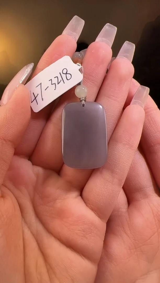 【闪购商品】和田玉颈饰未镶嵌无事牌3218