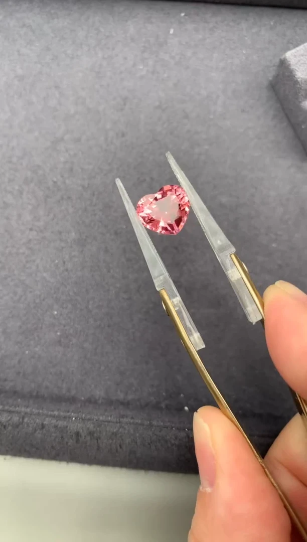 未镶嵌珠宝半成品碧玺4.5ct粉碧玺 定制  GE