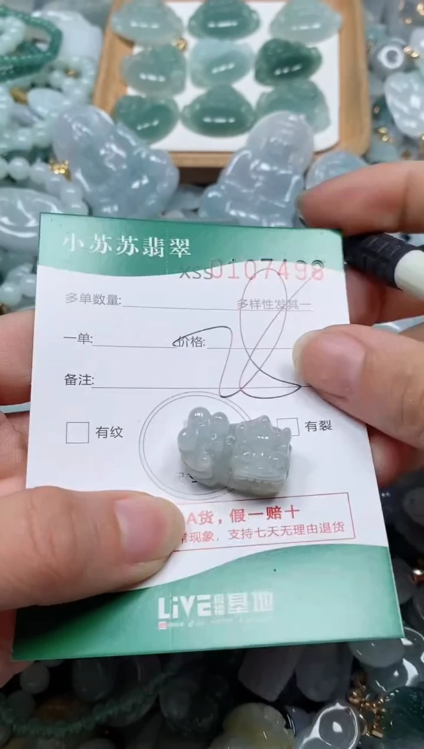 【闪购商品】翡翠颈饰未镶嵌闪购商品0107498