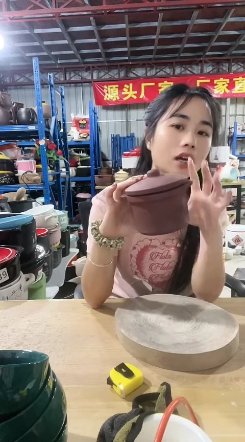 大瑕疵紫砂炖盅一个孤品