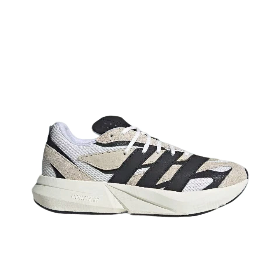 adidas阿迪达斯男款超轻稳定缓震回弹运动休闲鞋「流光跑鞋」JH6944