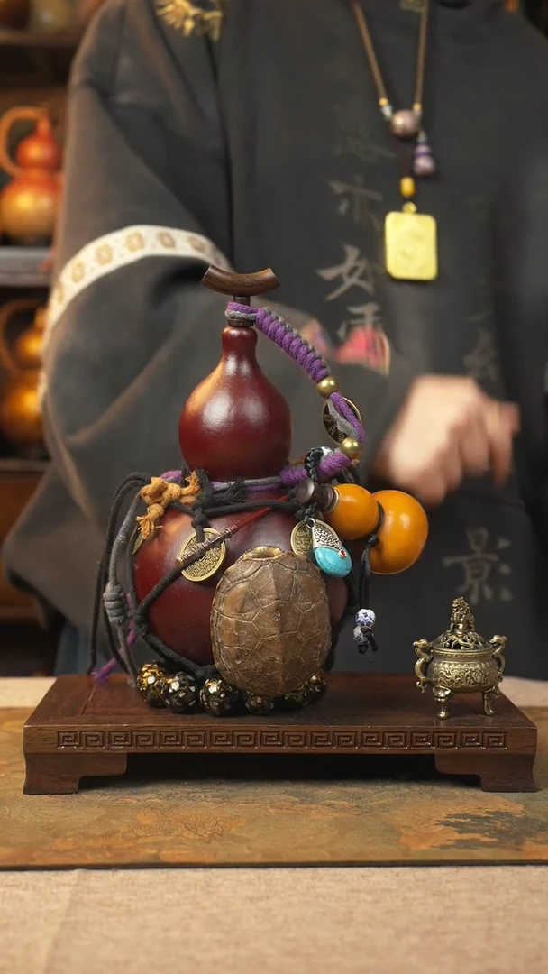 【闪购商品】371大漆葫芦一物一拍记葫堂出品