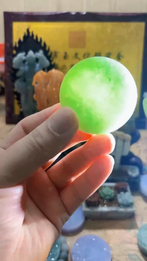 未镶嵌挂件翡翠A货常璀8195