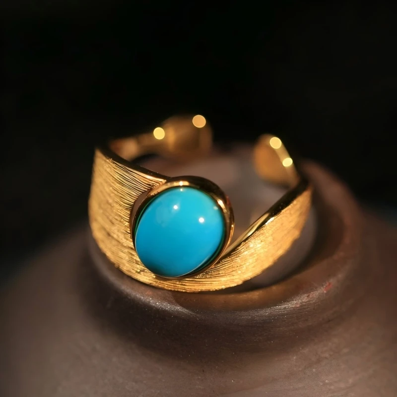 S925银绿松石美松戒指-YY0067AMB