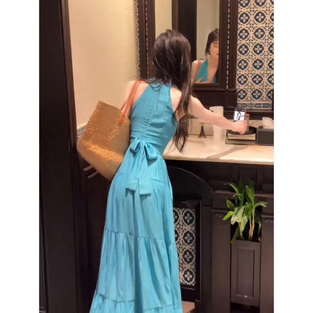 MARIE.COCO法式御姐时尚气质连衣裙女2025年夏季新款冷淡系长裙子