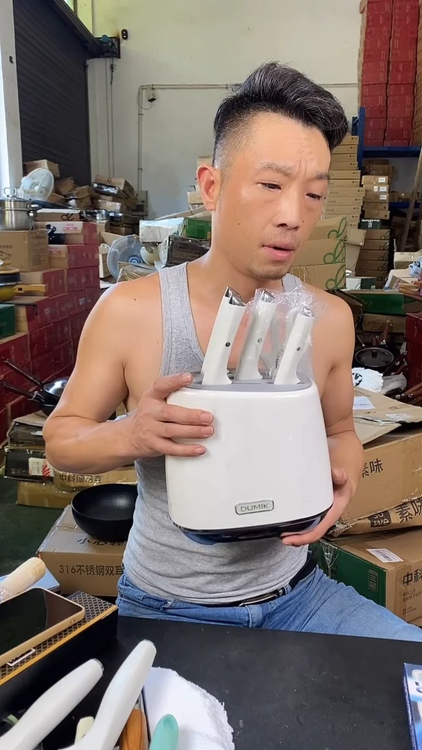 食品级塑料1德马克鲨鱼套装 不锈钢款 刀架旧