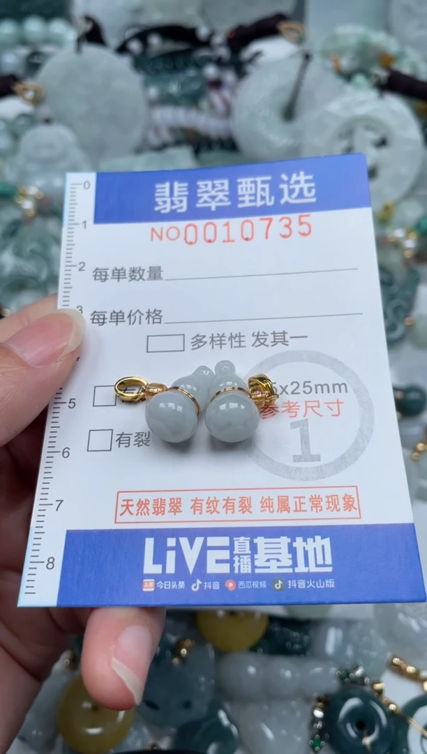 颈饰未镶嵌翡翠10735