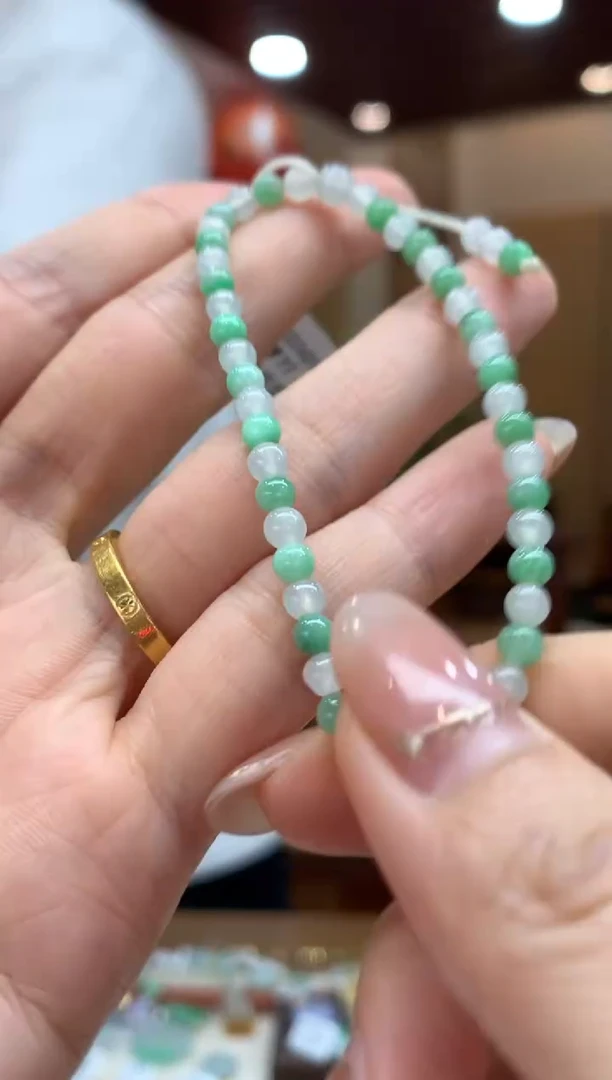 未镶嵌手串翡翠手串
