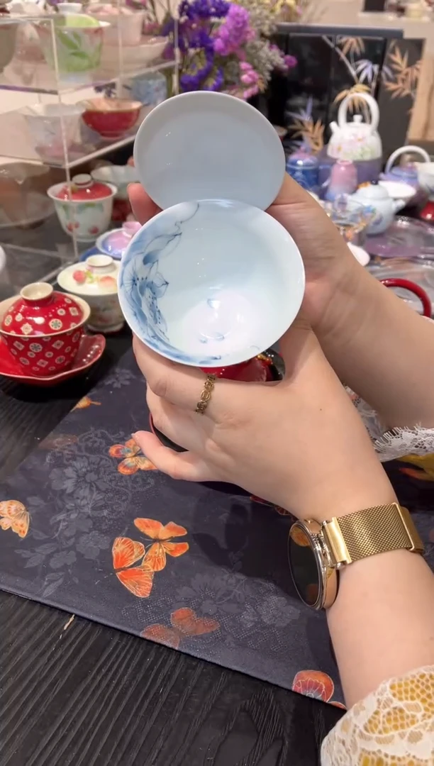 【闪购商品】爱莲说 盖碗 哈哈哈哈哈哈