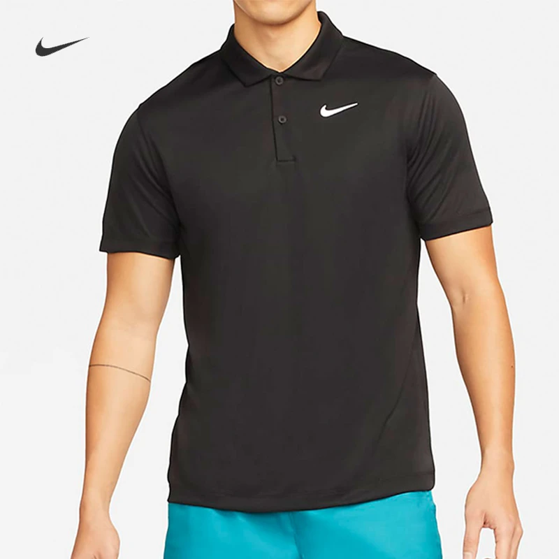 【流光风】耐克运动POLO衫男短袖2025夏新款翻领速干健身T恤DH0858