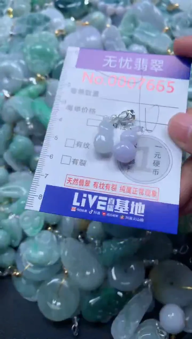 颈饰未镶嵌翡翠7665