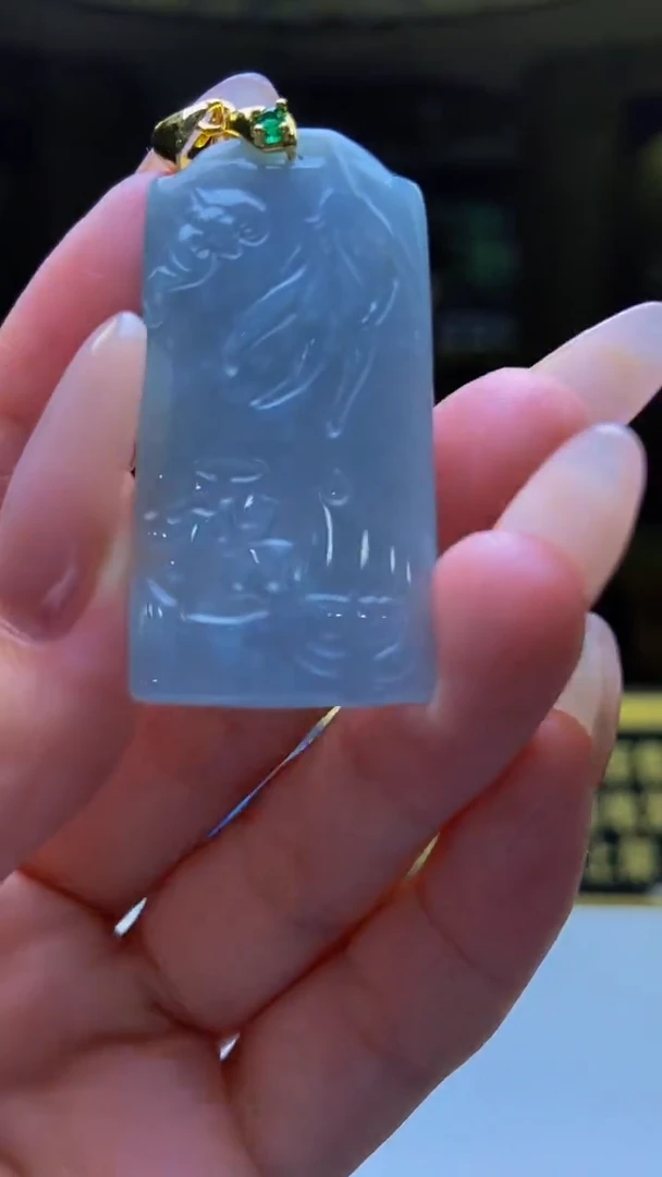 颈饰未镶嵌翡翠11.13天然翡翠A货004(商品多样性发其一）