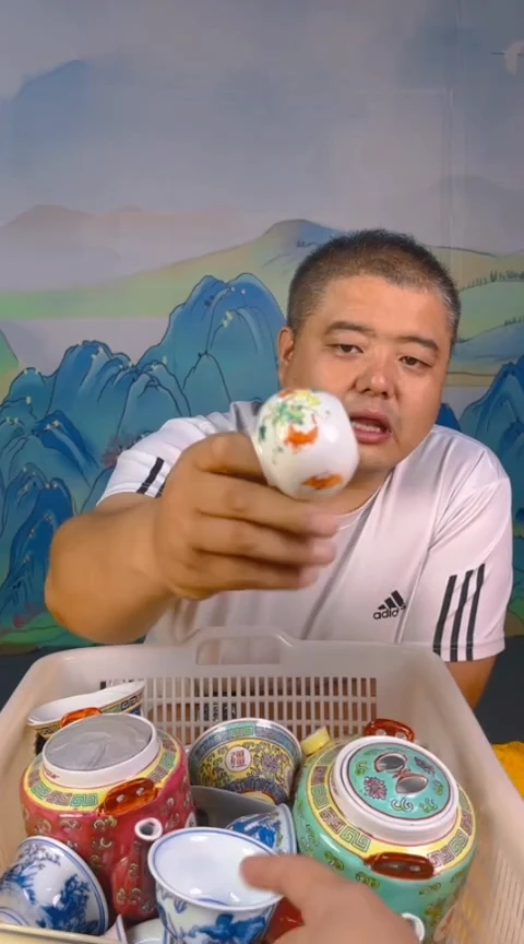 摆件景德镇陶瓷青花摆件12