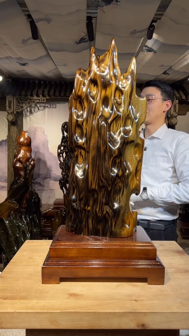 【闪购商品】金丝楠金丝楠小叶桢楠摆件71-33-23