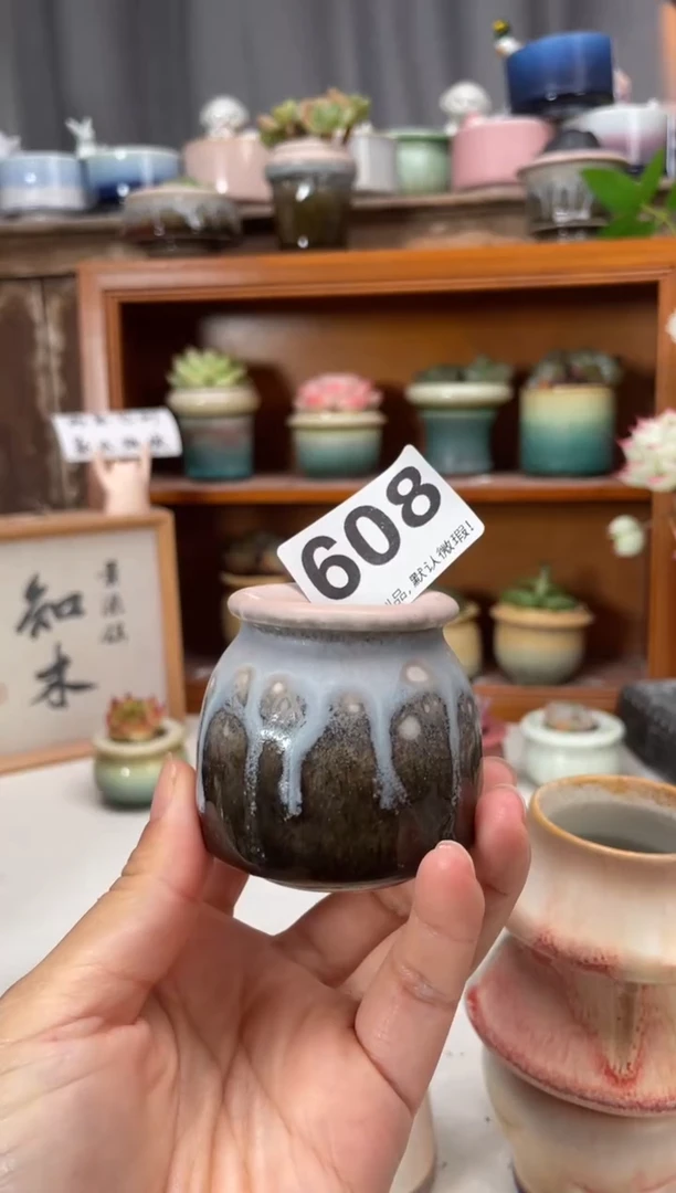 瓷片?608知木小芳花盆