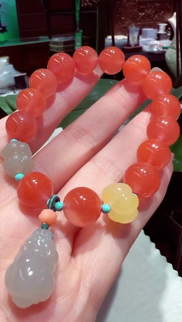 未镶嵌手链南红玛瑙南红手链