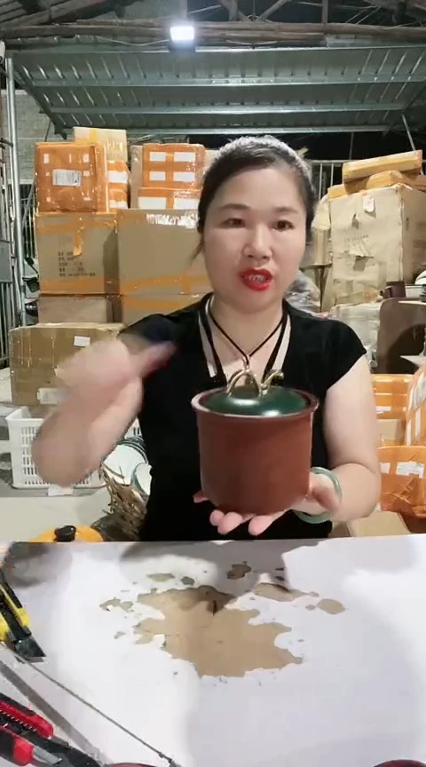 瑕疵紫砂内胆绿盖不能明火