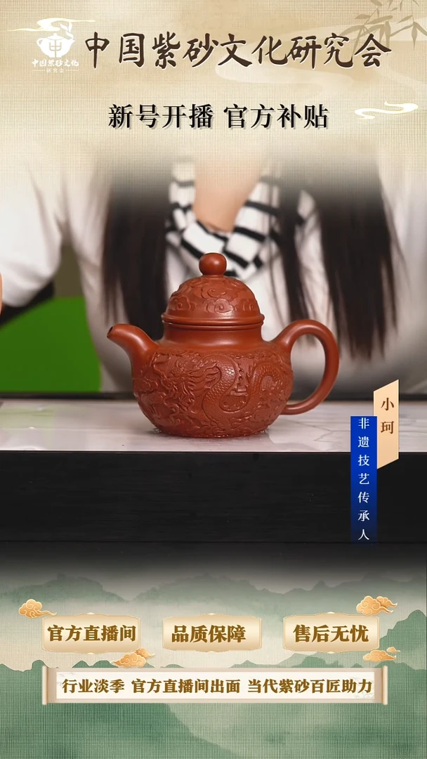 茶壶紫砂陶茶文化         大红袍320cc左右