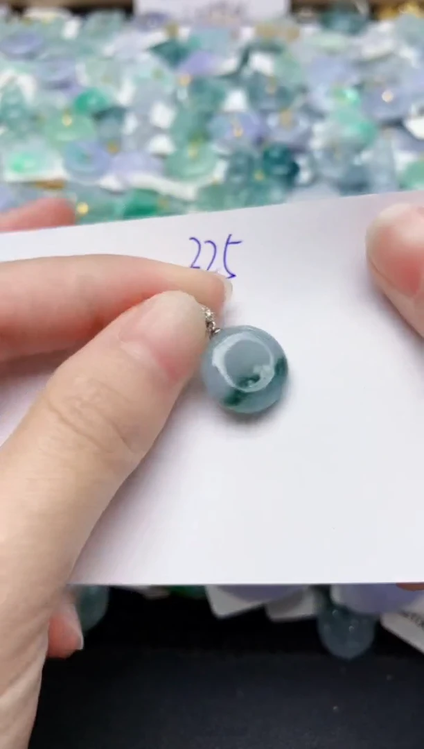 翡翠未镶嵌颈饰天然缅甸A货翡翠百元以上9元证书费自理