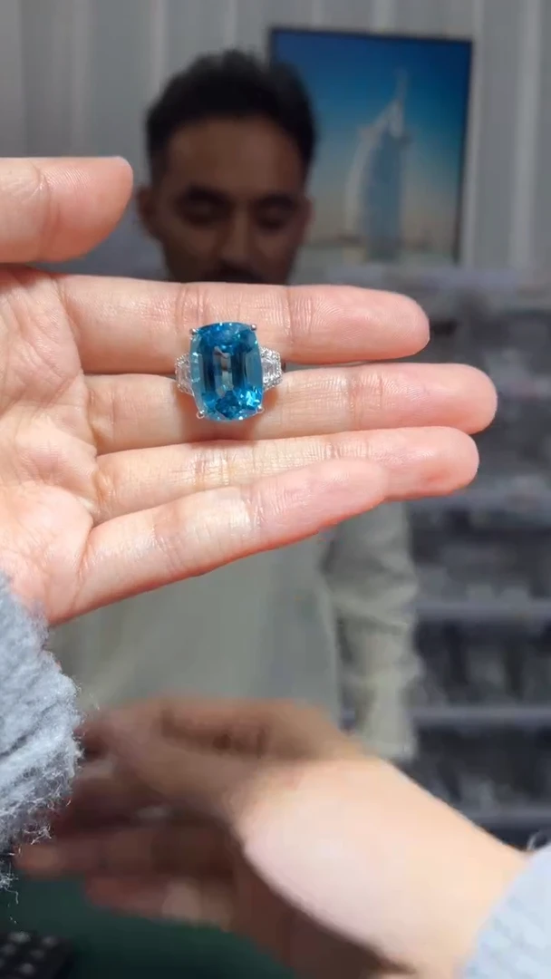 银S925镶嵌托帕石其他（扎德严选）