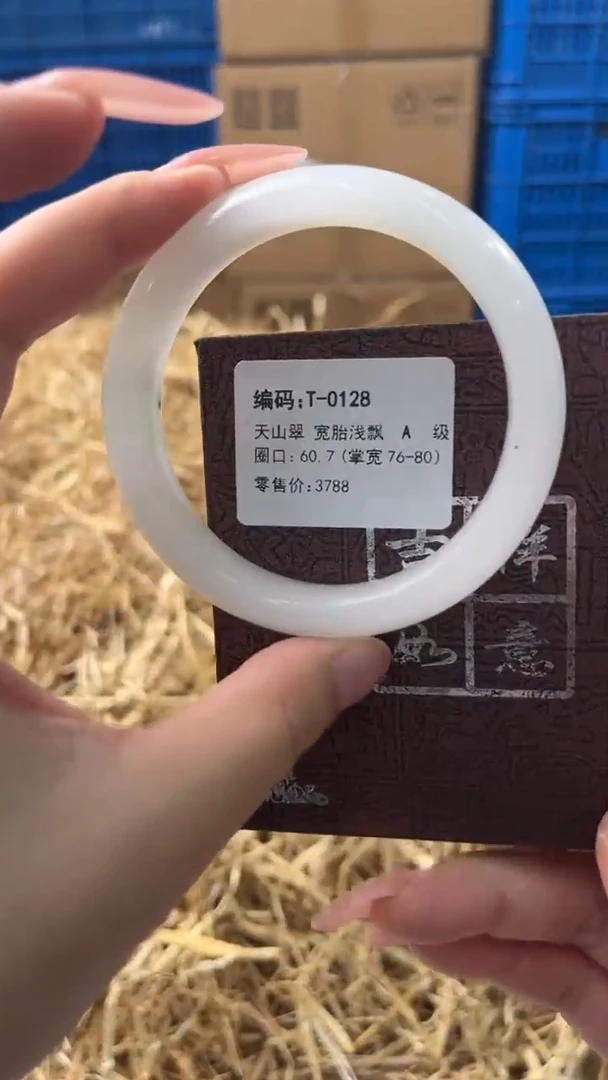 未镶嵌手镯石英质玉T-0128