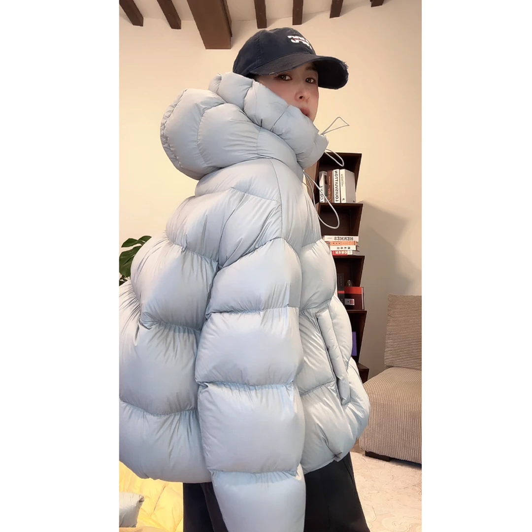 ZUOXIAOQI大娃娃超厚花帽羽绒服23（前衣长62/后衣长74/胸围150）