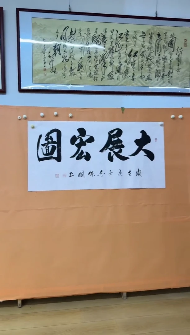 书法大展宏图作品