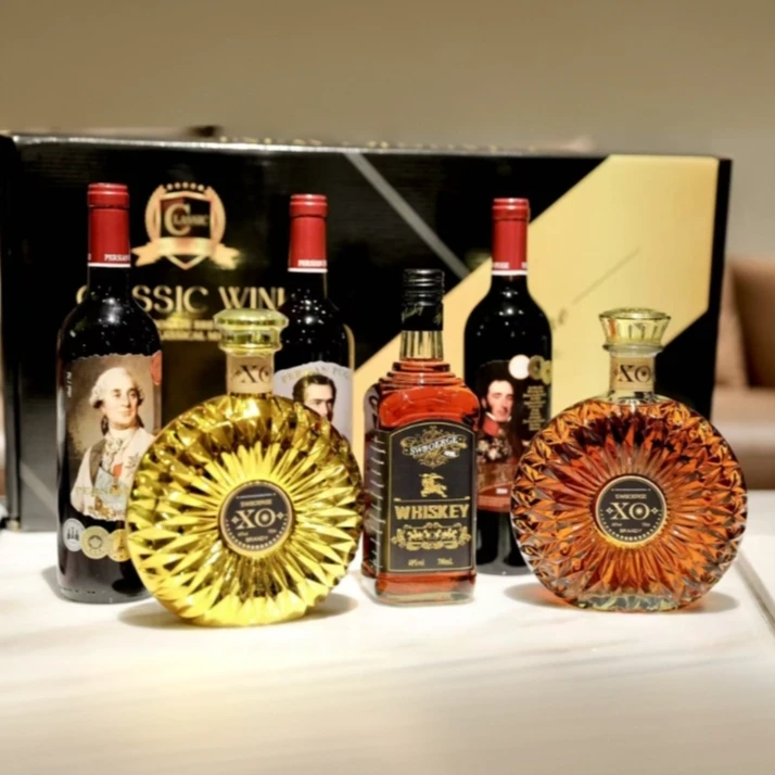 波斯普歌三爵红洋酒六支组合装JT